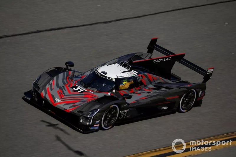 #31 Action Express Racing Cadillac V-LMDh, GTP: Pipo Derani, Alexander Sims