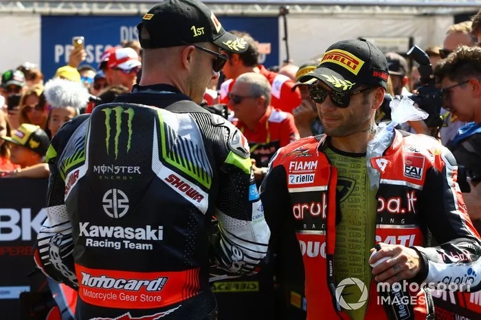 Jonathan Rea, Kawasaki Racing Team, Alvaro Bautista, Aruba.it Racing-Ducati Team