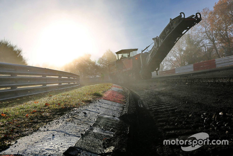 Lavori di costruzione al Nürburgring Nordschleife