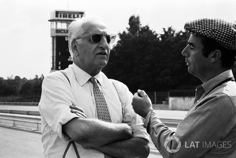 Enzo Ferrari e Bernard Cahier
