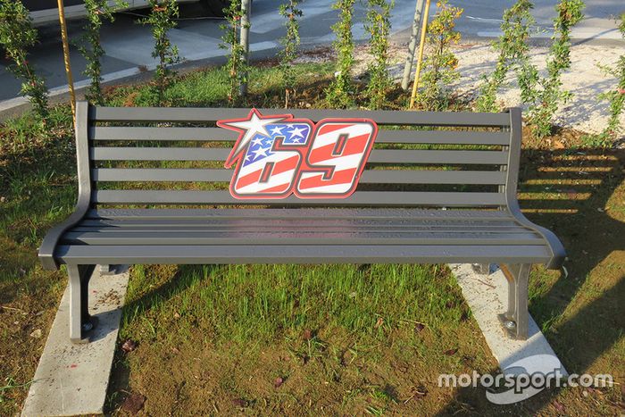 Jardín homenaje a Nicky Hayden en Misano