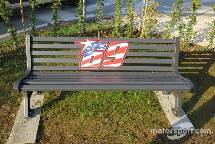 Erinnerung an Nicky Hayden an der Unfallstelle in Misano