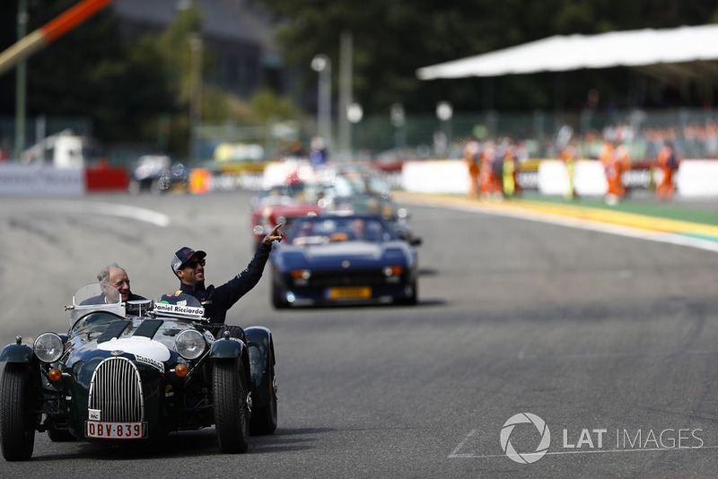 Belga Nagydíj - versenyzői felvonulás - F1 2018