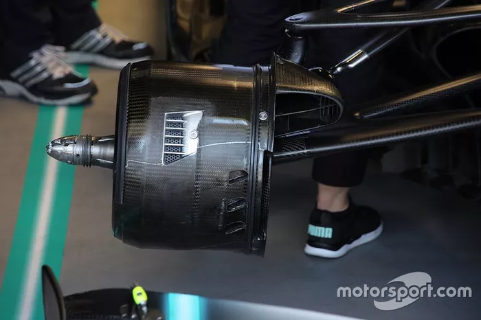 Technisch detail Mercedes AMG F1