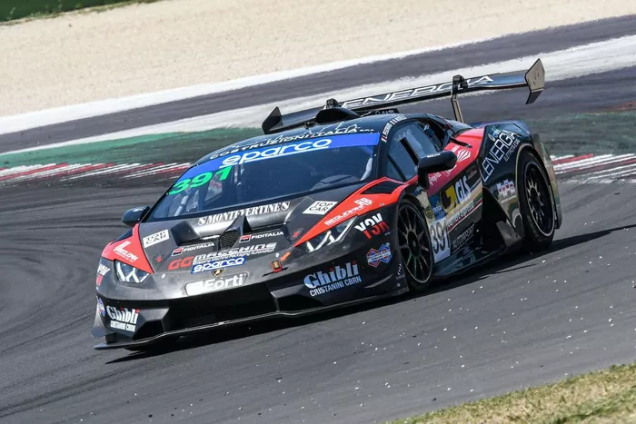 #391 Best Lap, Lamborghini Huracán Super Trofeo Evo: Massimiliano Mugelli, Lorenzo Pegoraro