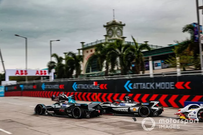 Gary Paffett, HWA Racelab, VFE-05 Oliver Rowland, Nissan e.Dams, Nissan IMO1 