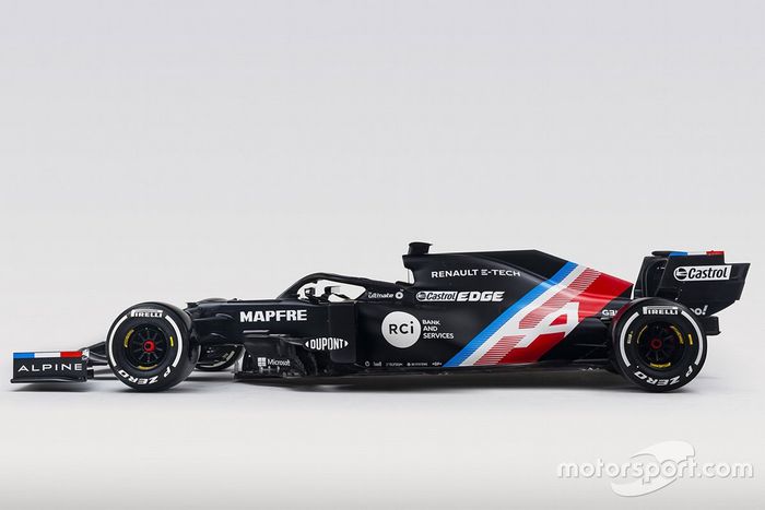 Decoración provisional de Alpine F1