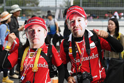 Kimi Raikkonen, Ferrari and Sebastian Vettel, Ferrari fans and masks