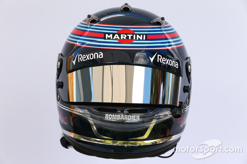 Le casque de Lance Stroll, Williams