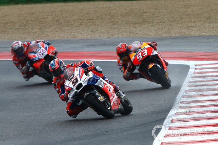 Danilo Petrucci, Pramac Racing, Marc Marquez, Repsol Honda Team, Andrea Dovizioso, Ducati Team