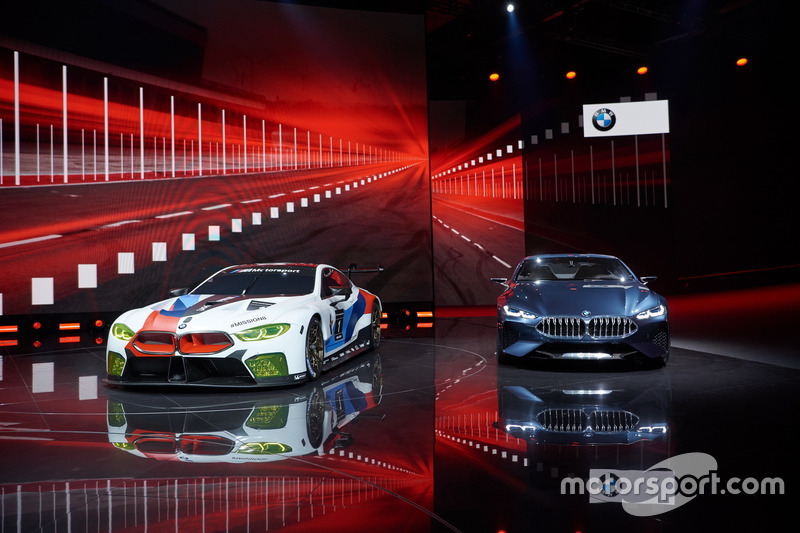 BMW M8 GTE met de BMW 8-series