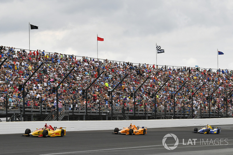 Ryan Hunter-Reay, Andretti Autosport Honda, Fernando Alonso, Andretti Autosport Honda