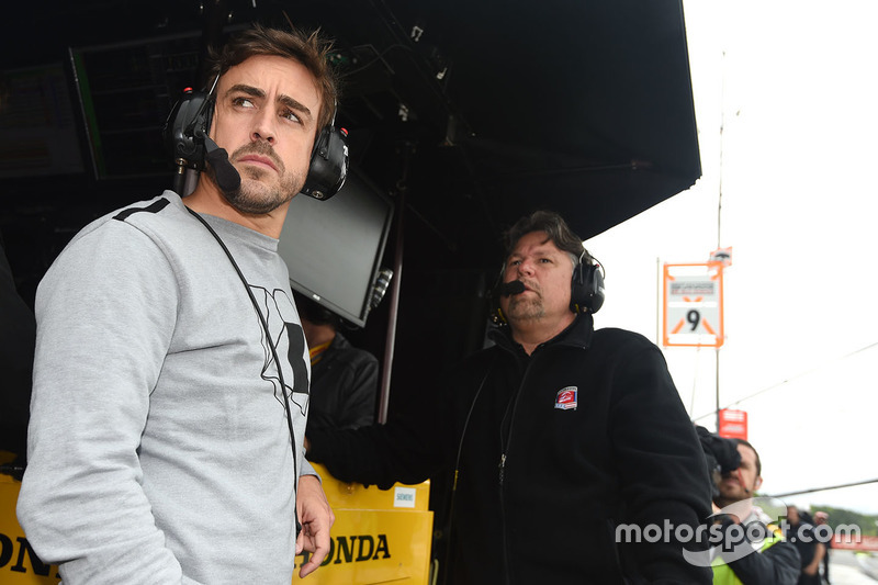 Fernando Alonso and Michael Andretti