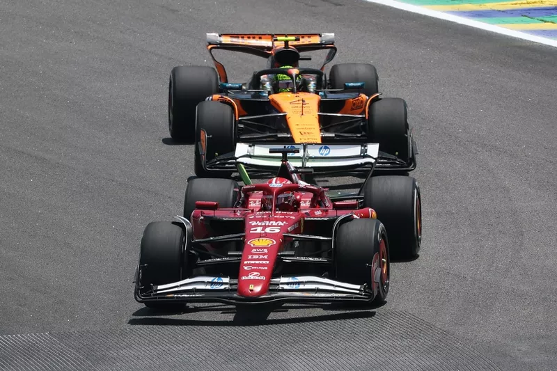 Charles Leclerc, Ferrari, Lando Norris, McLaren