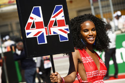 La Grid Girl de Lewis Hamilton, Mercedes AMG F1