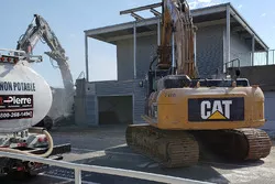 Paddock demolition