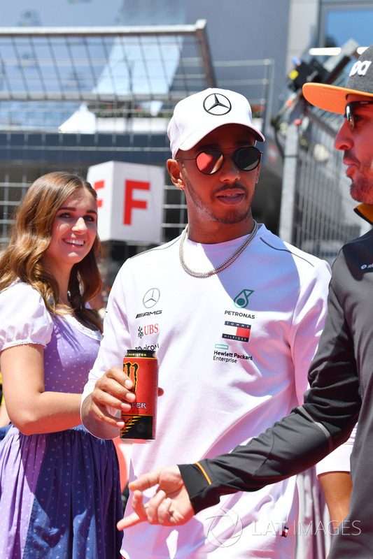 Lewis Hamilton, Mercedes-AMG F1 on the drivers parade