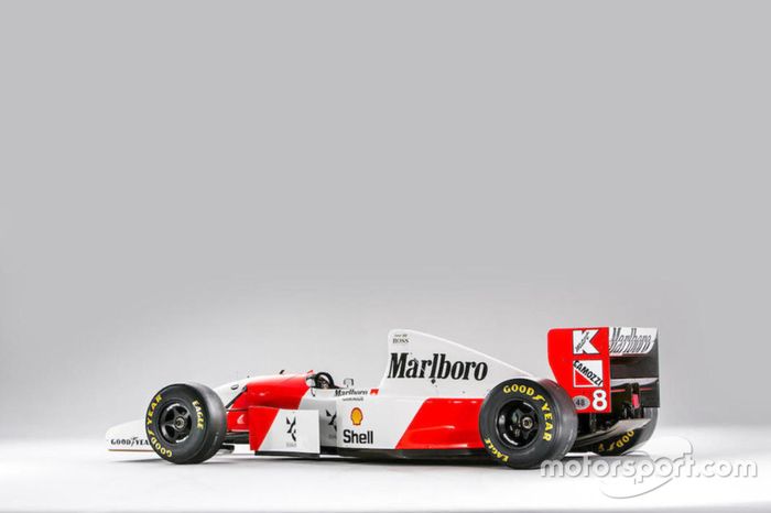El McLaren-Cosworth Ford MP4/8A de Ayrton Senna