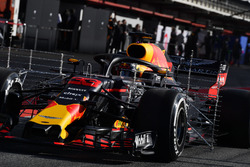 Max Verstappen, Red Bull Racing RB14 with aero sensors