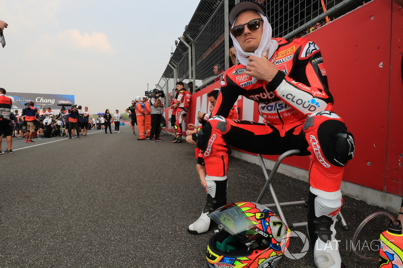 Le vainqueur : Chaz Davies, Aruba.it Racing-Ducati SBK Team