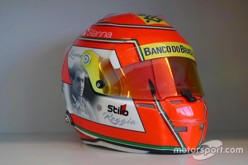 Helmet of Felipe Nasr, Sauber