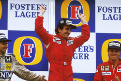 Podium: 1. Alain Prost, McLaren TAG Porsche, 2. Nelson Piquet, Williams Honda, 3. Stefan Johansson,