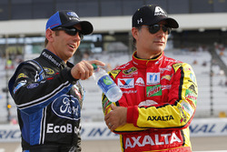 Greg Biffle, Roush Fenway Racing Ford, Jeff Gordon, Hendrick Motorsports Chevrolet