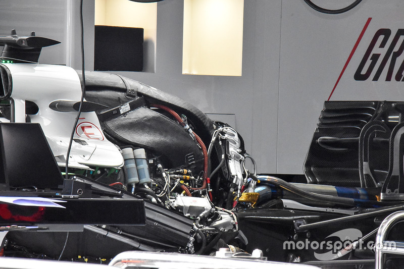 Motor del Haas F1 Team VF-18