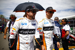 Fernando Alonso, McLaren, et Stoffel Vandoorne, McLaren