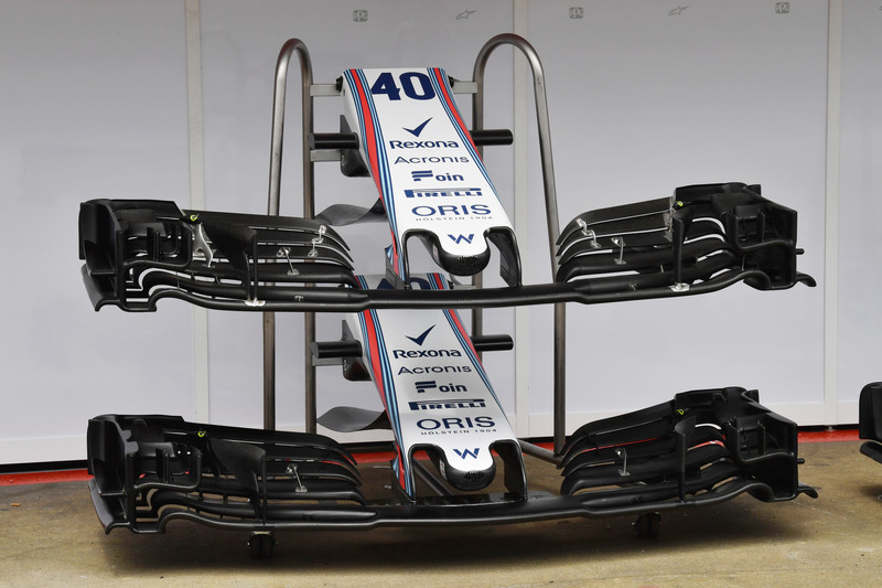 Williams FW41 nose and front wings