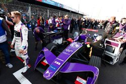 Sam Bird, DS Virgin Racing, en la parrilla