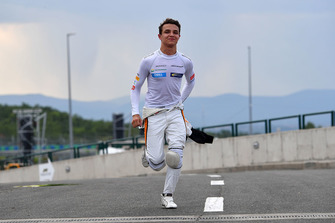 Lando Norris, McLaren runs