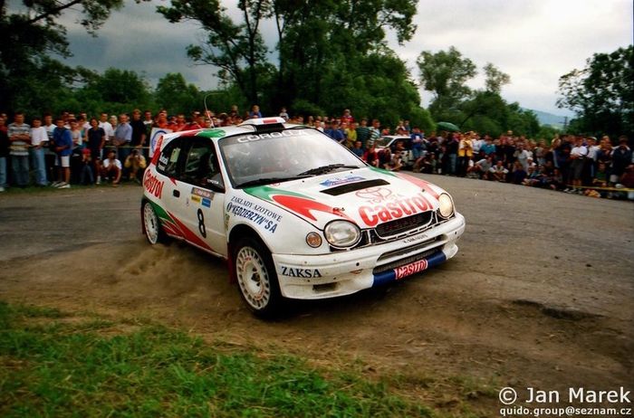 Robert Gryczyński, Tadeusz Burkacki, Toyota Corolla WRC, Rajd Polski 1998