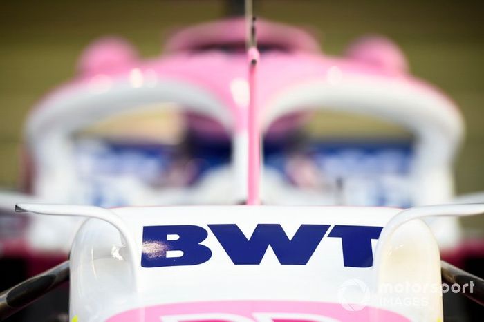 Detalle de la nariz de Racing Point