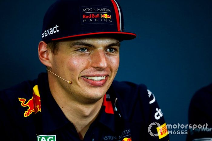 Max Verstappen, Red Bull Racing en la conferencia de prensa
