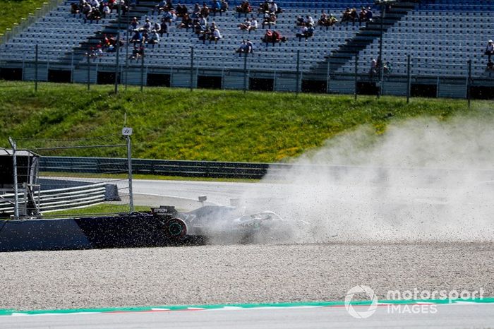 El coche de Valtteri Bottas, Mercedes AMG W10
