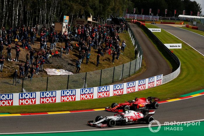 Antonio Giovinazzi, Alfa Romeo Racing C41, Charles Leclerc, Ferrari SF21