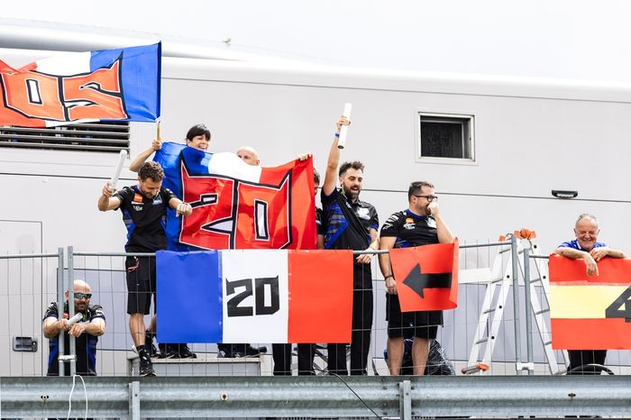 Fans of Fabio Quartararo, Yamaha Factory Racing