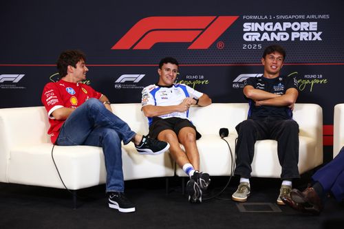 Charles Leclerc, Ferrari, Isack Hadjar, Racing Bulls Team, Alexander Albon, Williams