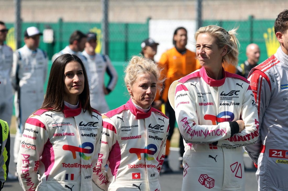 #85 Iron Dames Porsche 911 GT3 R LMGT3: Celia Martin, Rahel Frey, Sarah Bovy