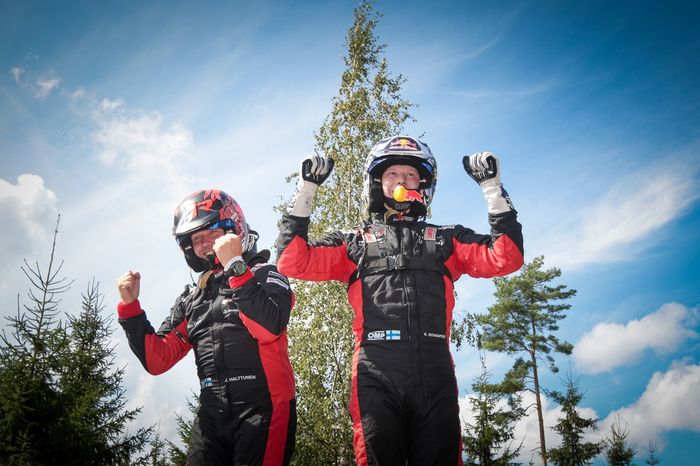 Winners Kalle Rovanperä, Jonne Halttunen, Toyota Gazoo Racing WRT Toyota GR Yaris Rally1