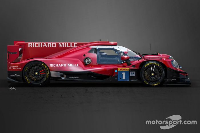 Livrée de Richard Mille Racing en LMP2