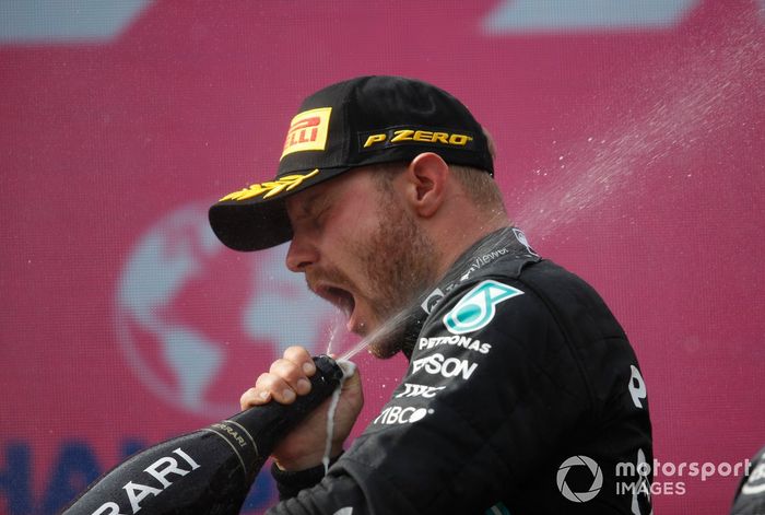 Podio: segundo lugar Valtteri Bottas, Mercedes