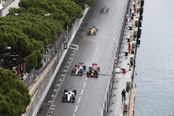 Felipe Massa, Williams FW38 leads Pascal Wehrlein, Manor Racing MRT05 and Max Verstappen, Red Bull R