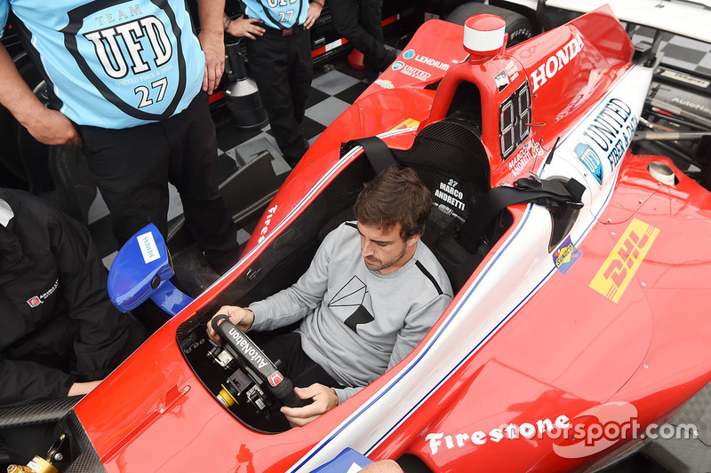 Fernando Alonso im IndyCar von Marco Andretti, Andretti Autosport, Honda