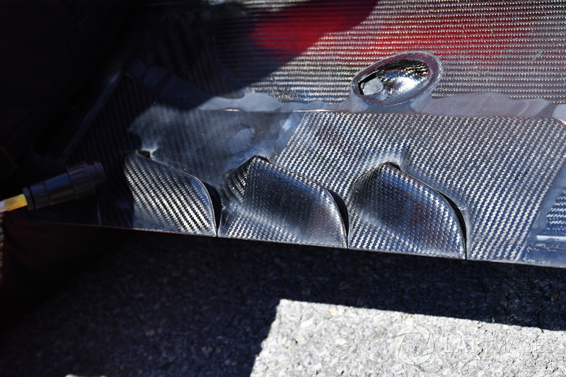Ferrari SF70H: Unterboden vor der Hinterachse