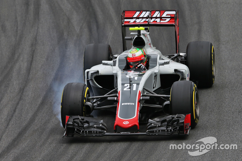 Verbremser: Esteban Gutierrez, Haas F1 Team VF-16