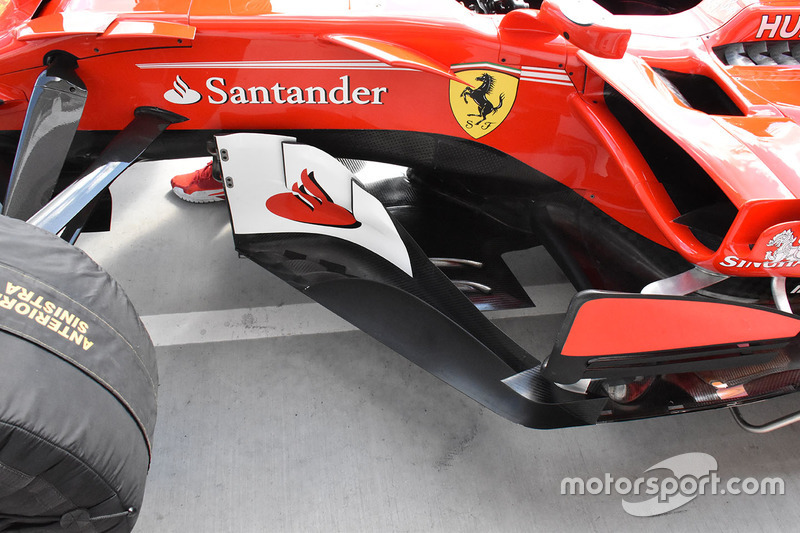 Pontons de la Ferrari SF70H