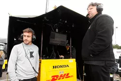 Fernando Alonso and Michael Andretti