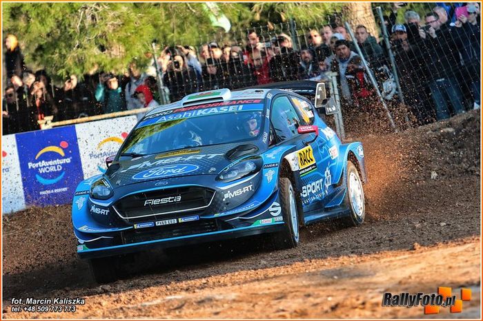 Elfyn Evans, Scott Martin, Ford Fiesta WRC